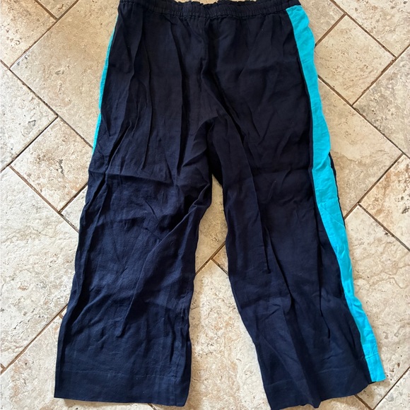 J. Crew Linen Track Pants with Drawstring - Picture 2 of 7